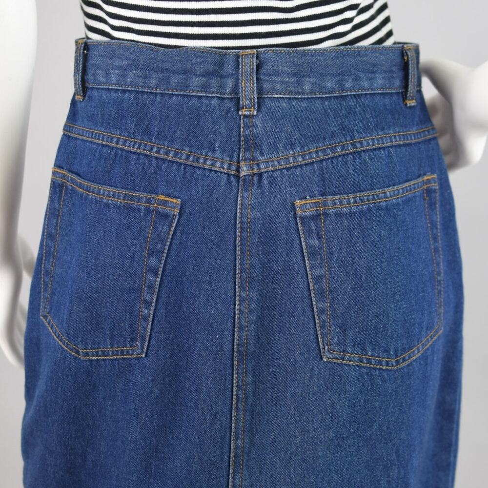 Vintage 90s Newport News Denim Jean Skirt, Women's Size 8, 28" Waist - Picture 7 of 9